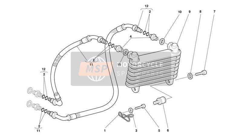 22020176A, Joint Aluminium, Ducati, 0