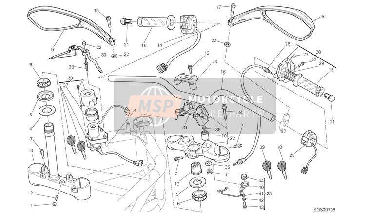 75810461A, PASSE-CABLE, Ducati, 0