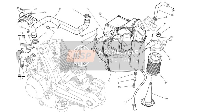 59013431A, Tubo, Ducati, 0