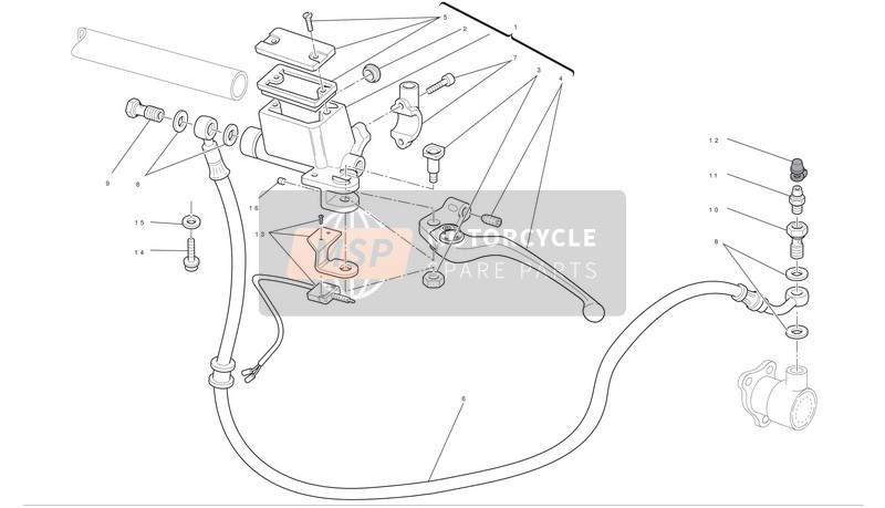 Ducati MONSTER 796 ABS USA 2012 Kupplungssteuerung für ein 2012 Ducati MONSTER 796 ABS USA