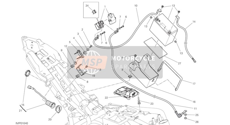 28642901A, Motorbesturingseenheid, Ducati, 0