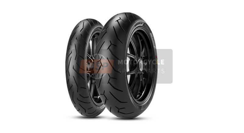 490P0325A, Pirelli Tyre 120/70 ZR17 M/c(58W)Tl Angg, Ducati, 0