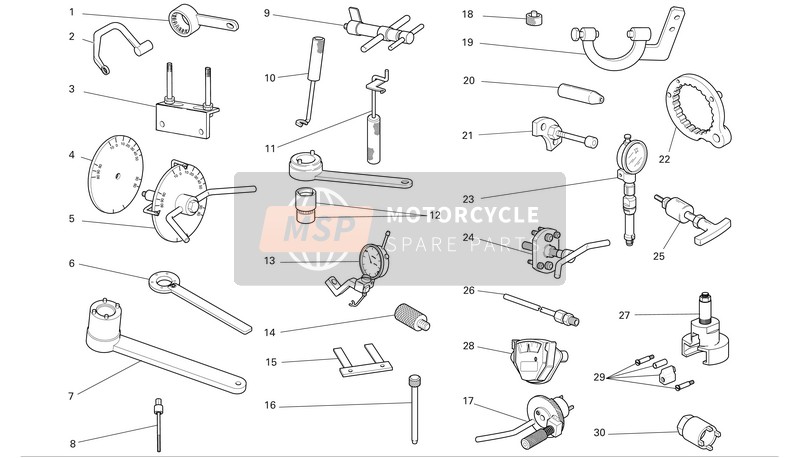887132101, Flywheel Wrench, Ducati, 0