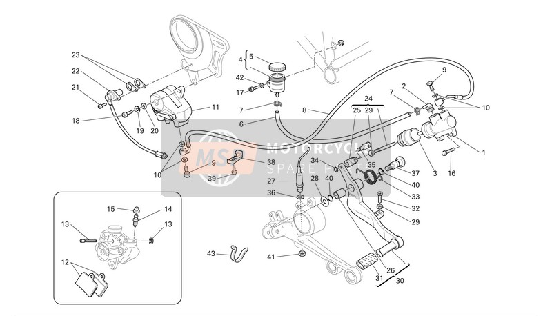 11720581B, Adjuster Rod, Ducati, 0
