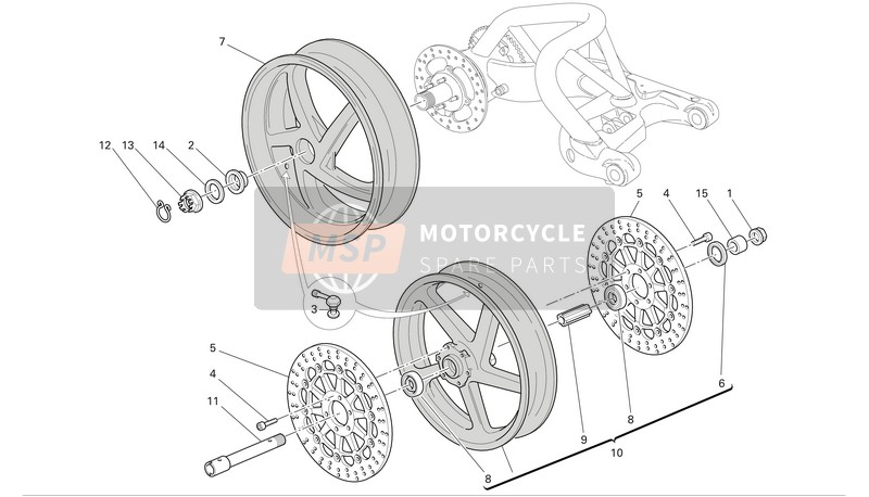 Front And Rear Wheels