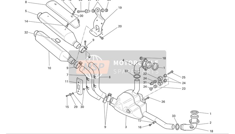57310783A, Silencer, Lower Remus, Ducati, 0