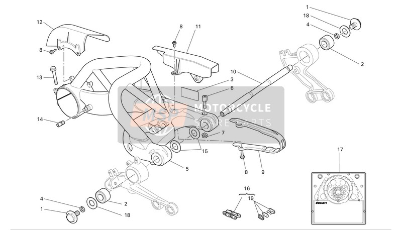 Swing Arm And Drive Chain