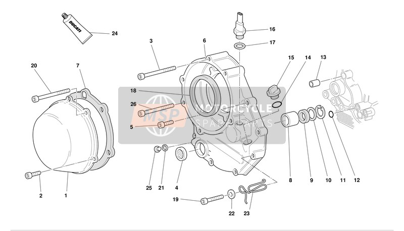 78050012A, Tapon Roscado M10X1, Ducati, 1