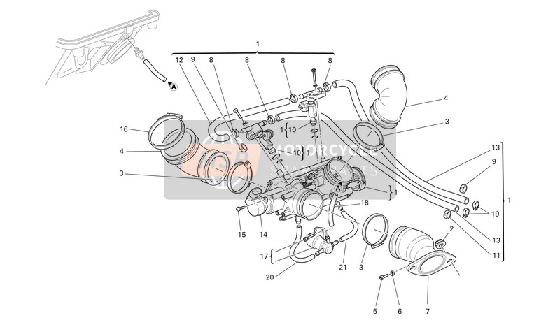 28240571A, Corps Papillon, Ducati, 0