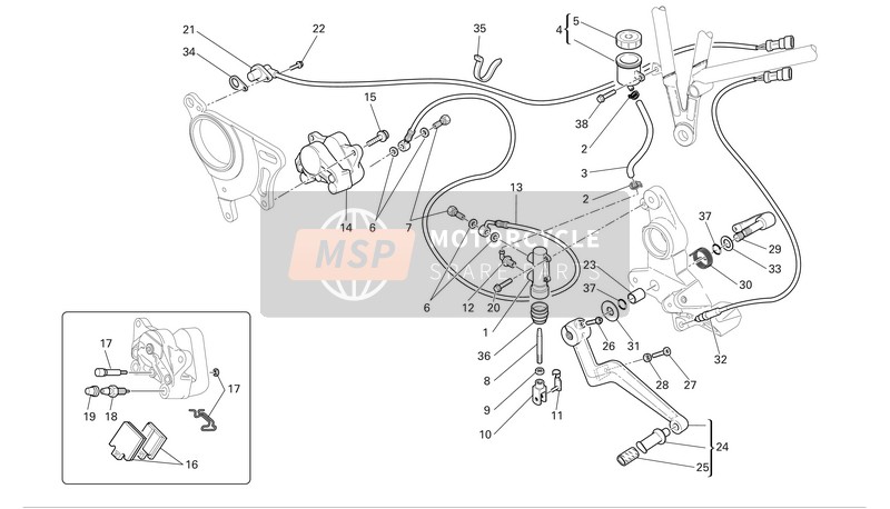 77157248B, Screw Tceif M8X22, Ducati, 1