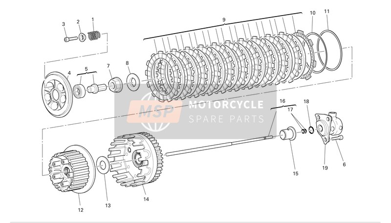 19010171A, Spring Washer, Ducati, 0