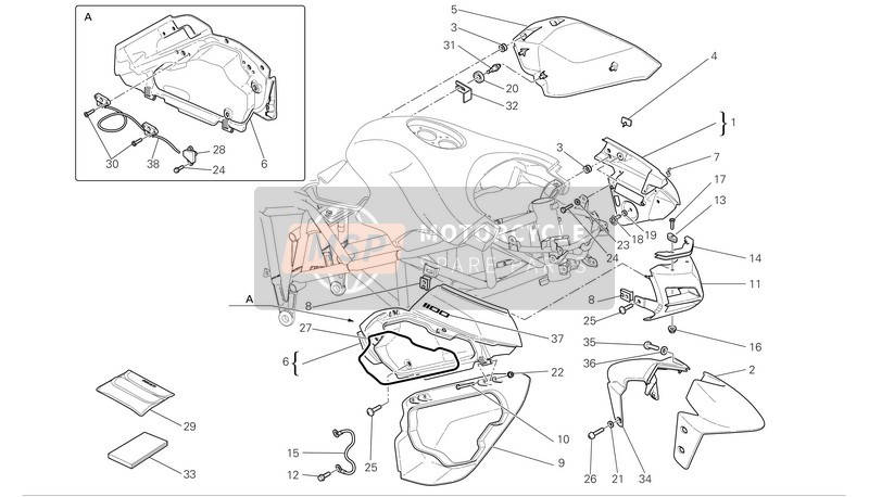 59820361A, Sloten Kit, Ducati, 0