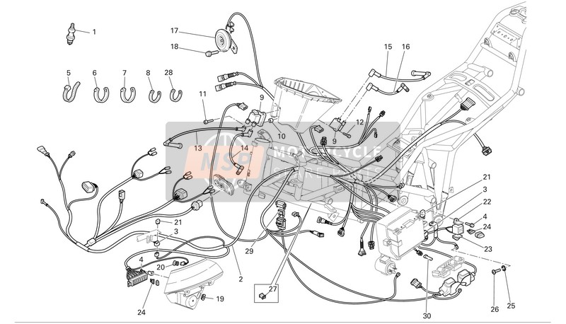 Ducati MULTISTRADA 1100 Usa 2007 Elektrisches System für ein 2007 Ducati MULTISTRADA 1100 Usa