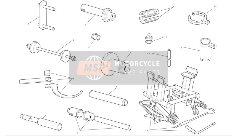 Outils de service d'atelier