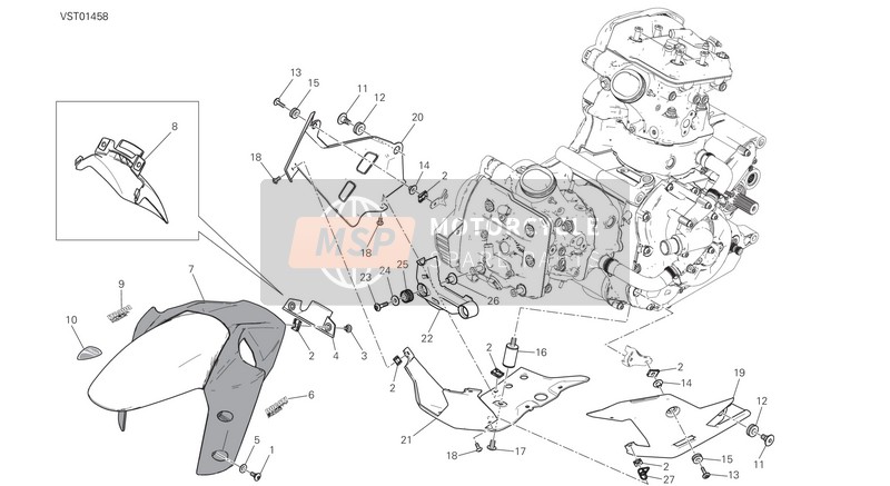 Ducati MULTISTRADA 1200 ABS Usa 2015 Kuip voor een 2015 Ducati MULTISTRADA 1200 ABS Usa