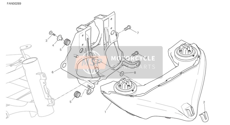 Ducati MULTISTRADA 1200 ENDURO EU 2016 Scheinwerfer für ein 2016 Ducati MULTISTRADA 1200 ENDURO EU