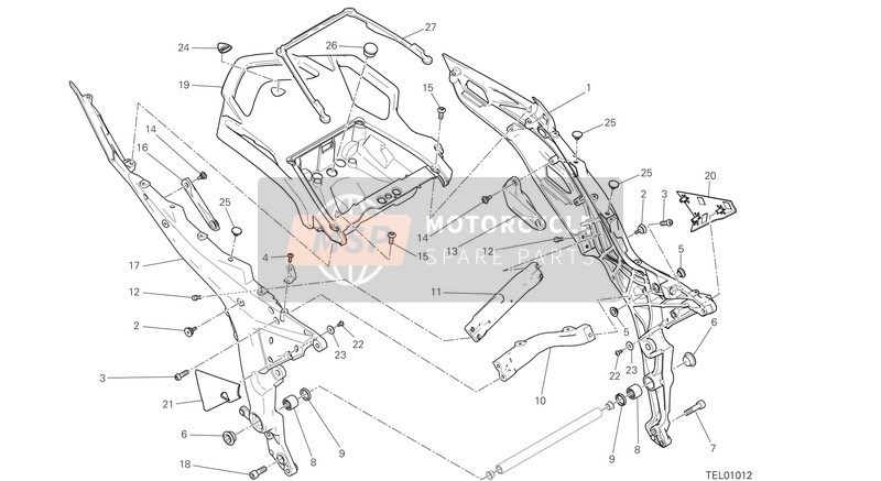 79111201A, Joint, Ducati, 0