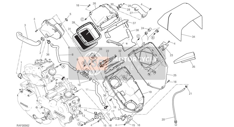 74142371A, Abrazadera, Ducati, 0