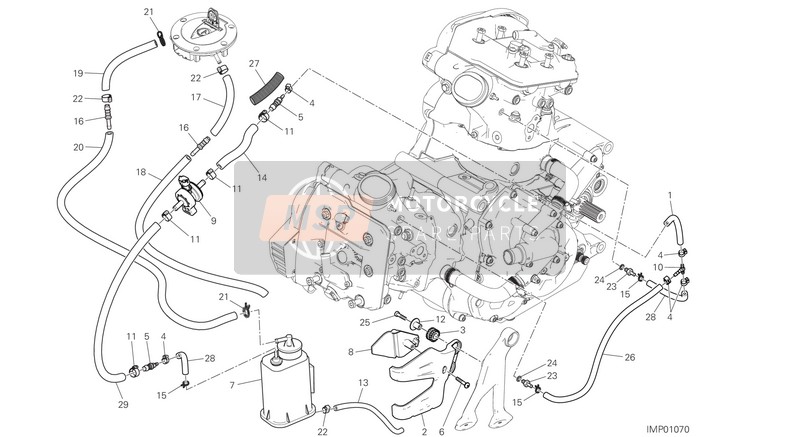 Ducati MULTISTRADA 1200 ENDURO PRO USA 2018 Filtre à cartouche pour un 2018 Ducati MULTISTRADA 1200 ENDURO PRO USA