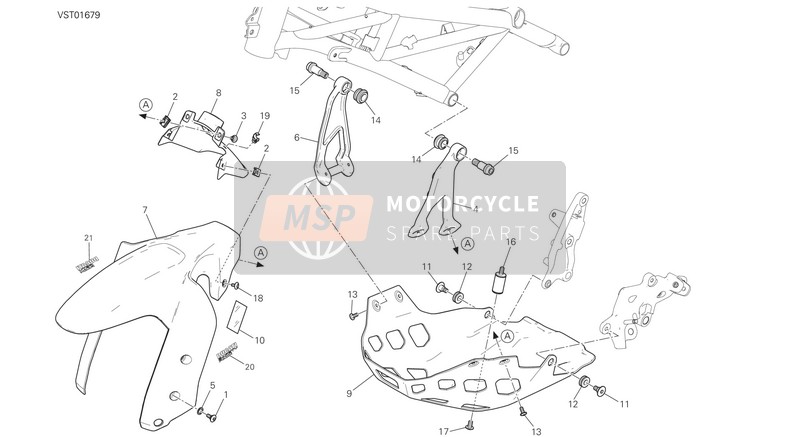 Ducati MULTISTRADA 1200 ENDURO USA 2018 Verkleidung für ein 2018 Ducati MULTISTRADA 1200 ENDURO USA