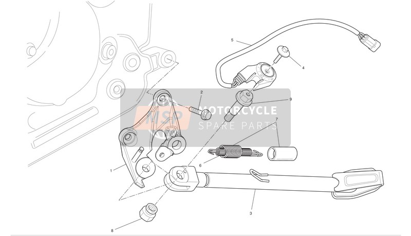 Ducati MULTISTRADA 1200 Eu 2011 Stand for a 2011 Ducati MULTISTRADA 1200 Eu