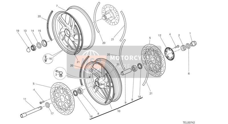 Ducati MULTISTRADA 1200 S GT USA 2013 roues pour un 2013 Ducati MULTISTRADA 1200 S GT USA