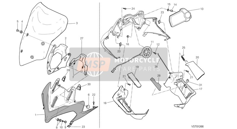 86611132A, Tampone In Gomma, Ducati, 1