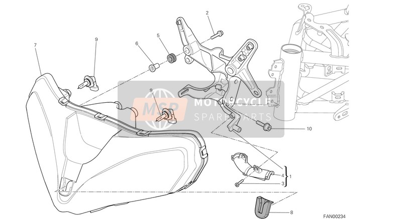 Ducati MULTISTRADA 1200 S PIKES PEAK ABS USA 2013 Phare pour un 2013 Ducati MULTISTRADA 1200 S PIKES PEAK ABS USA