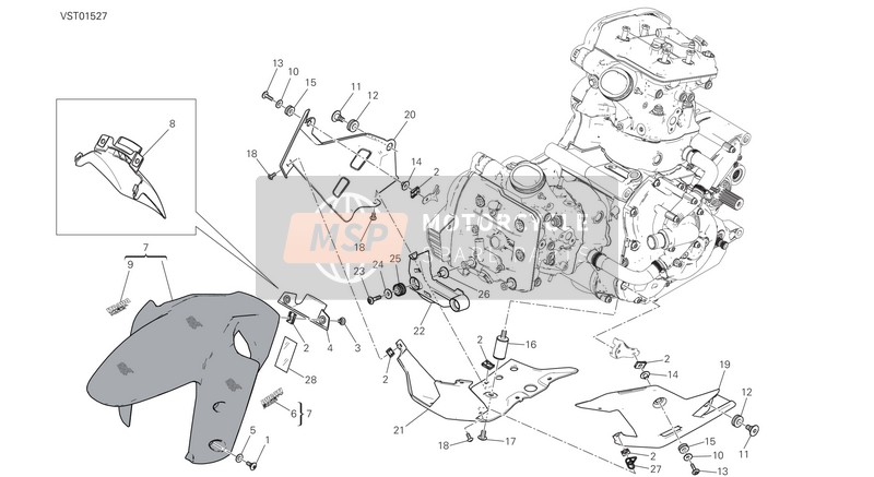 Ducati MULTISTRADA 1200 S PIKES PEAK EU 2016 Carénage pour un 2016 Ducati MULTISTRADA 1200 S PIKES PEAK EU