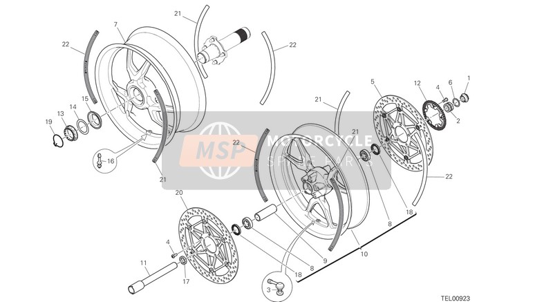 Ducati MULTISTRADA 1200 S PIKES PEAK EU 2016 roues pour un 2016 Ducati MULTISTRADA 1200 S PIKES PEAK EU