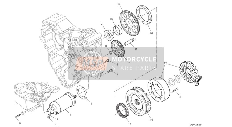 Ducati MULTISTRADA 1260 ABS USA 2020 Electric Starting And Ignition for a 2020 Ducati MULTISTRADA 1260 ABS USA