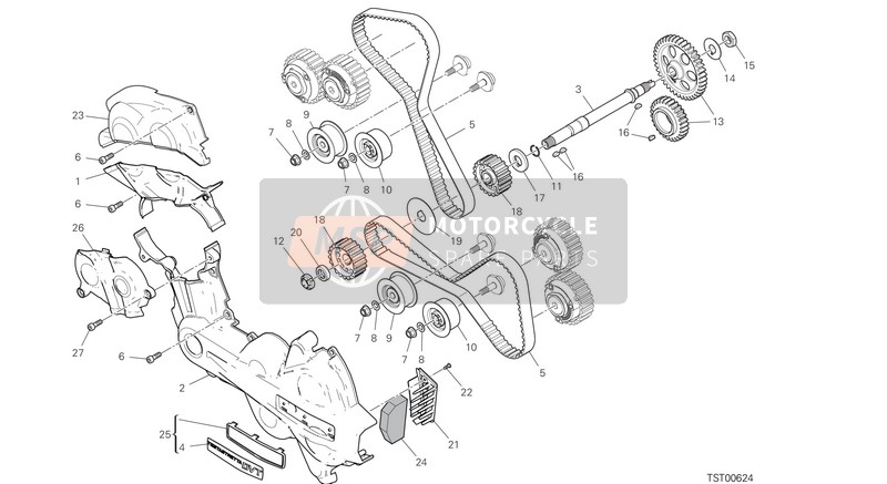 Ducati MULTISTRADA 1260 ABS USA 2020 Steuersystem für ein 2020 Ducati MULTISTRADA 1260 ABS USA