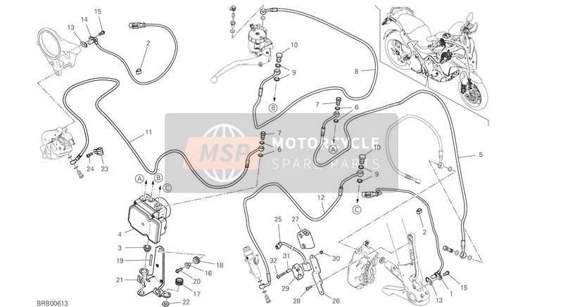 55215501C, Accelerometer Susp  1602 - Front Wheel, Ducati, 2