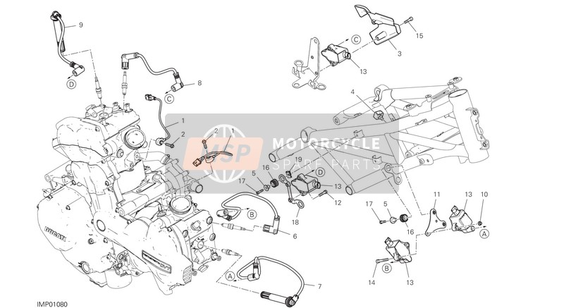 5101C673E, 1504 Dair Main Wiring Harness, Ducati, 0