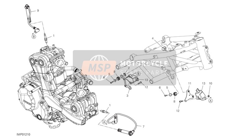 Ducati MULTISTRADA 950 EU 2020 Kabelbaum (Spule) für ein 2020 Ducati MULTISTRADA 950 EU