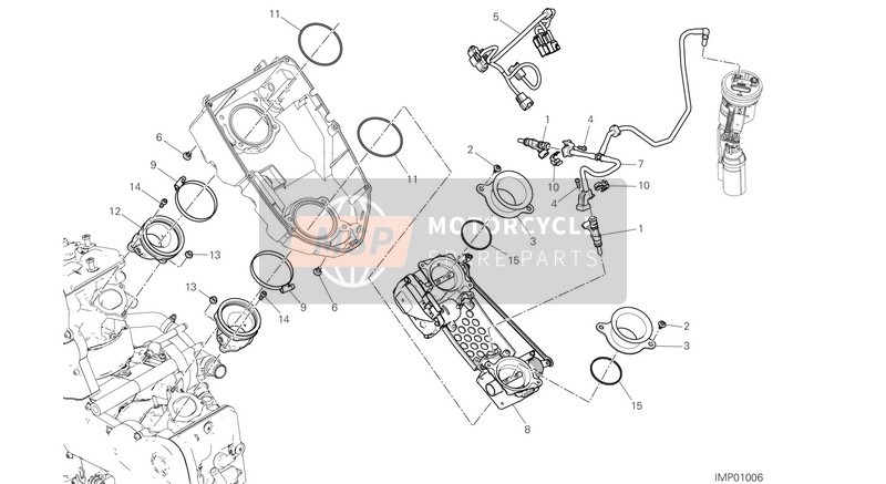 59024081B, Giro Tubos Completo, Ducati, 0