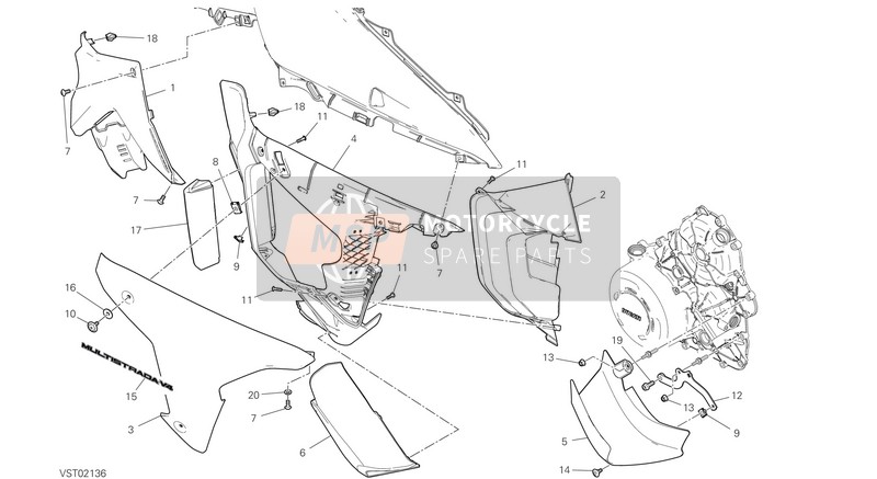 4381E211B, Marking Plate, Ducati, 1