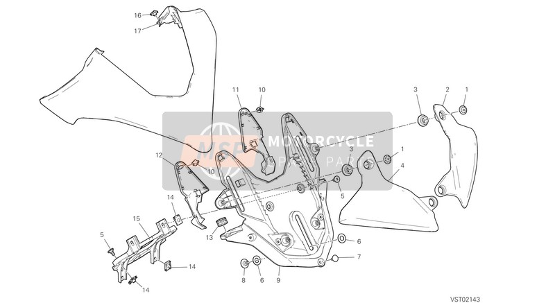 76412542A, Vibration Damper Pad, Ducati, 0
