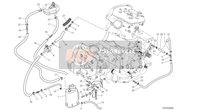 Ducati MULTISTRADE 1200 S PIKES PEAK USA 2017 KANISTER FILTER für ein 2017 Ducati MULTISTRADE 1200 S PIKES PEAK USA