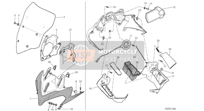 Ducati MULTISTRADE 1200 S TOURING EU 2013 Cubierta para un 2013 Ducati MULTISTRADE 1200 S TOURING EU