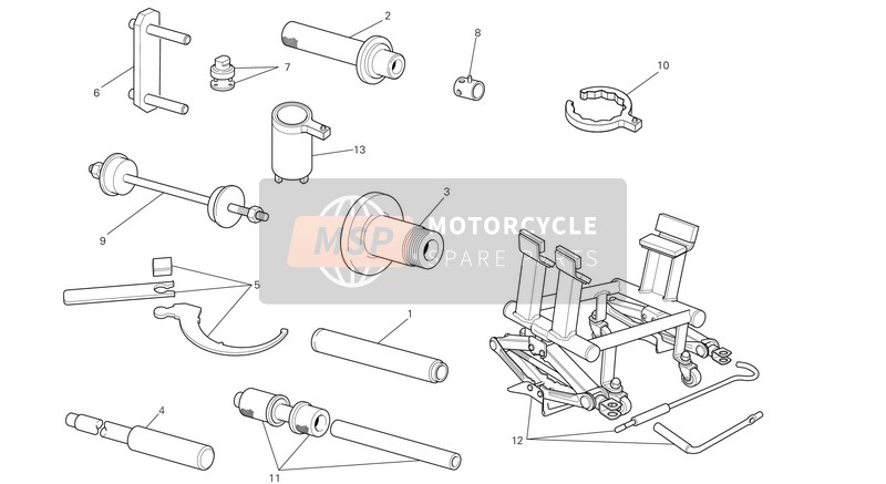 Outils de service d'atelier