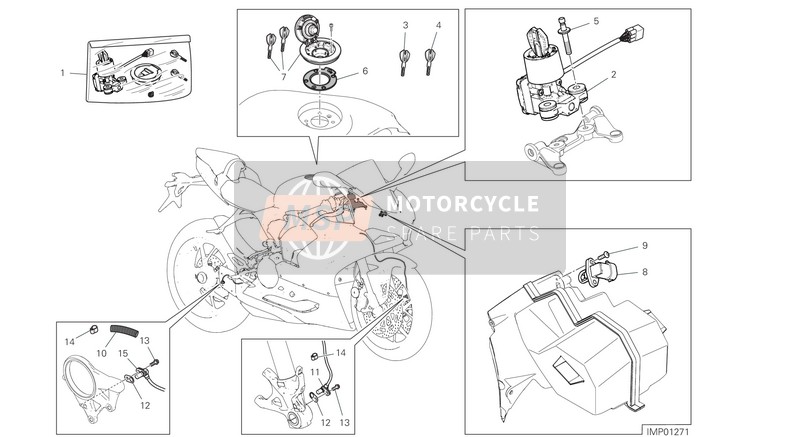 4601F281A, Gaine De Protection, Ducati, 0