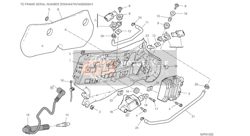 81417044AA, Bracket Sensor Pressure Map, Ducati, 0