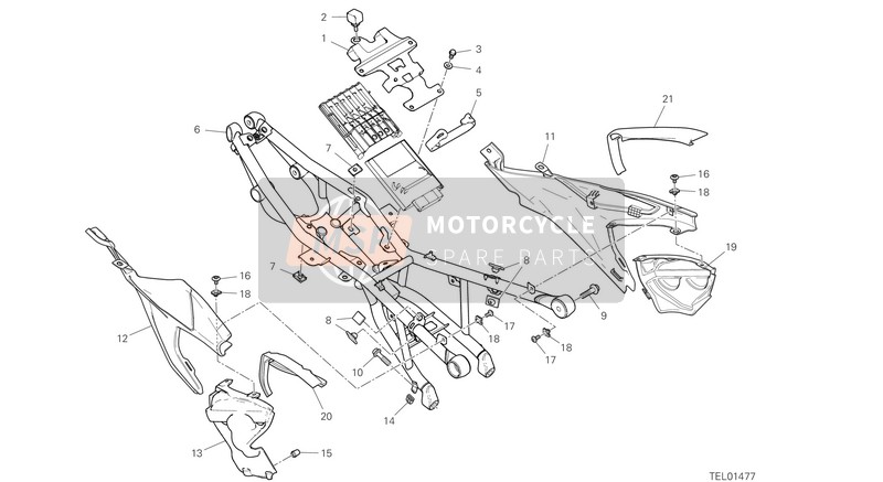 79110951A, Right Gasket, Ducati, 0