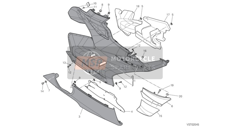 4801A801A, Support, Ducati, 0