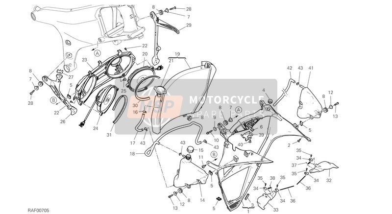 58511131B, Tank ( No Fuel ), Ducati, 0