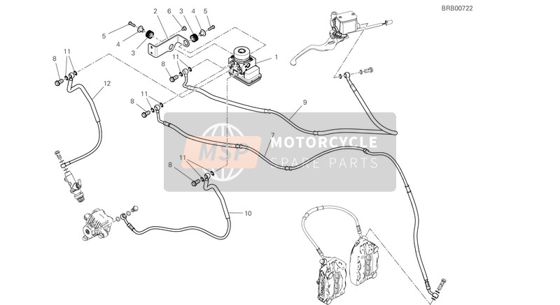 61811421C, Front Master Cylinder - Cpu Line, Ducati, 0
