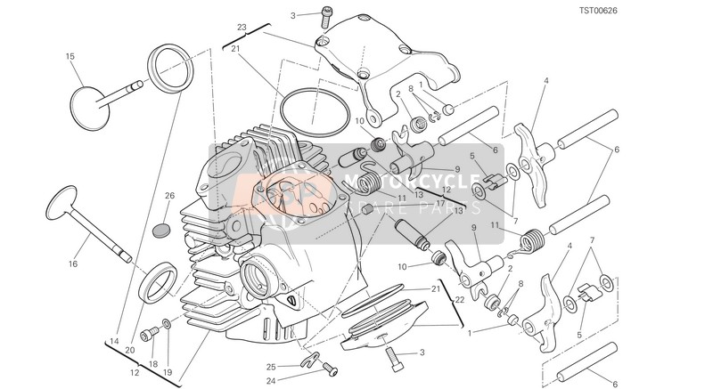 30310781AB, Guide, Klep +0.06 mm, Ducati, 0