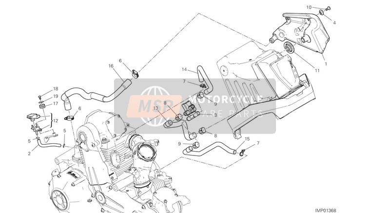 69929291A, Pressure Sensor Kit And Support, Ducati, 1