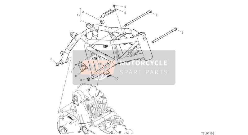 Ducati SCRAMBLER 1100 SPECIAL EU 2018 Cuadro para un 2018 Ducati SCRAMBLER 1100 SPECIAL EU